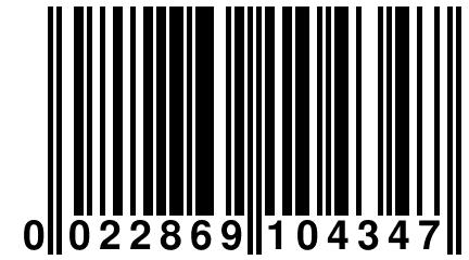 0 022869 104347