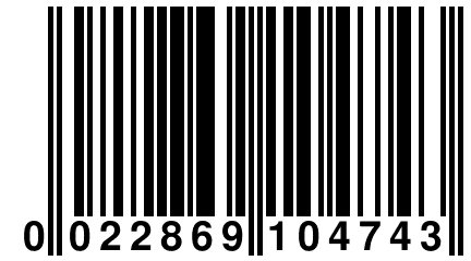 0 022869 104743