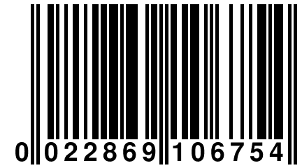 0 022869 106754