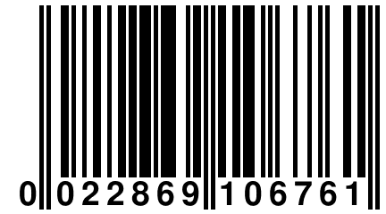 0 022869 106761