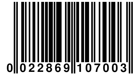 0 022869 107003