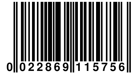 0 022869 115756