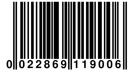 0 022869 119006