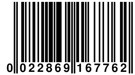 0 022869 167762