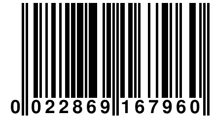 0 022869 167960