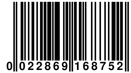 0 022869 168752