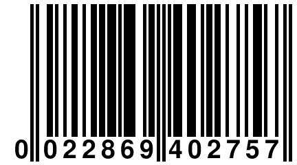 0 022869 402757