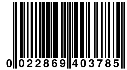 0 022869 403785