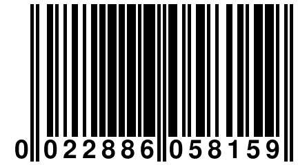 0 022886 058159