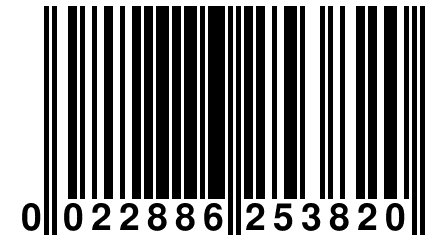 0 022886 253820