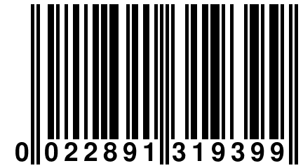 0 022891 319399