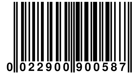 0 022900 900587