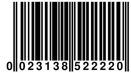 0 023138 522220