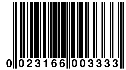 0 023166 003333