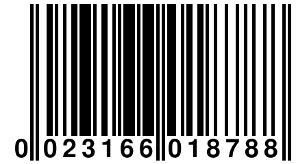 0 023166 018788