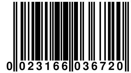 0 023166 036720