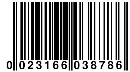 0 023166 038786