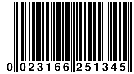 0 023166 251345