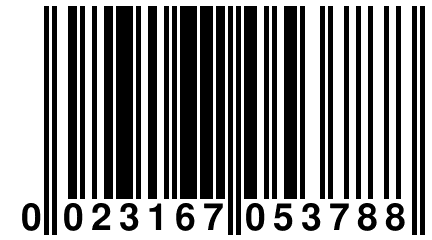 0 023167 053788