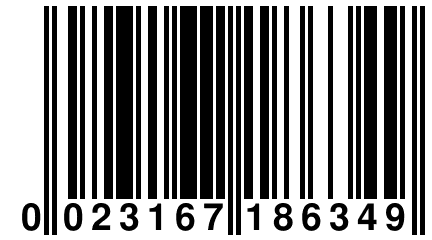 0 023167 186349