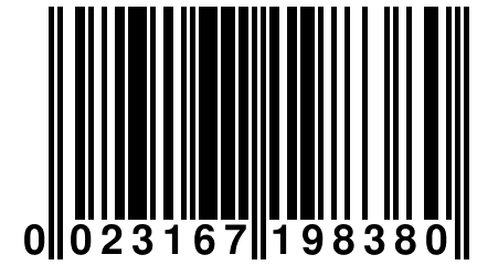 0 023167 198380