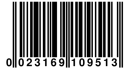 0 023169 109513