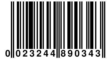 0 023244 890343