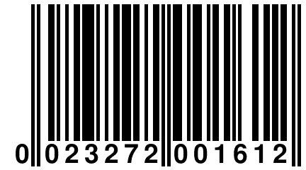 0 023272 001612