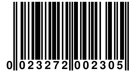 0 023272 002305