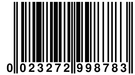 0 023272 998783