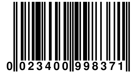 0 023400 998371