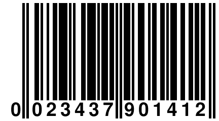 0 023437 901412