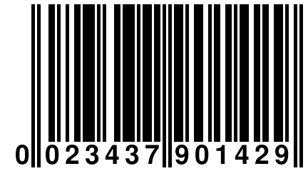 0 023437 901429