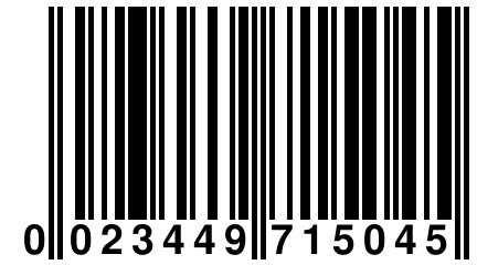 0 023449 715045