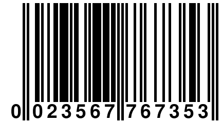 0 023567 767353