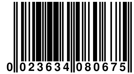 0 023634 080675