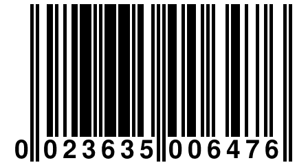 0 023635 006476