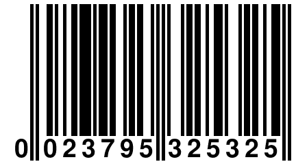 0 023795 325325