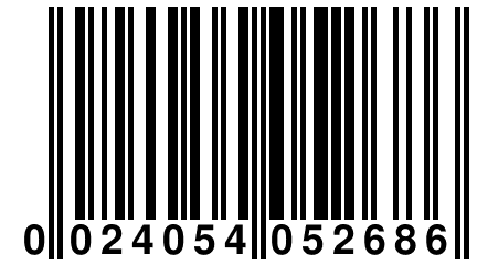 0 024054 052686