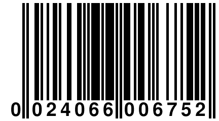 0 024066 006752