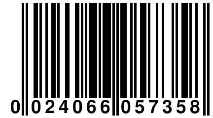 0 024066 057358