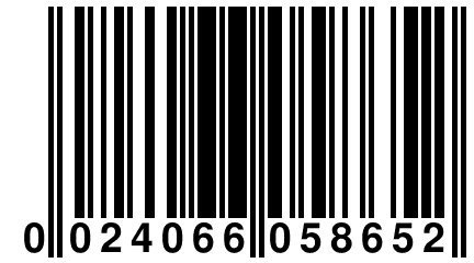 0 024066 058652