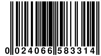 0 024066 583314