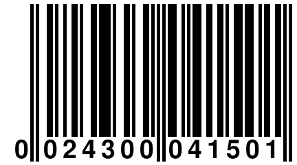 0 024300 041501