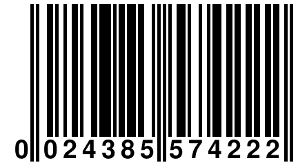 0 024385 574222