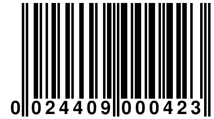 0 024409 000423