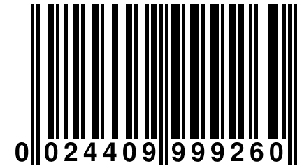 0 024409 999260