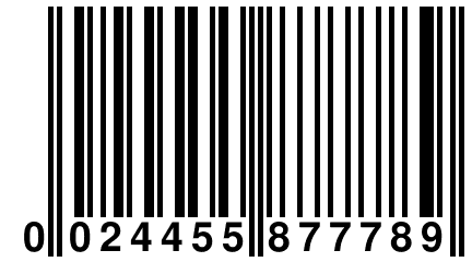 0 024455 877789