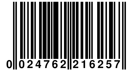 0 024762 216257