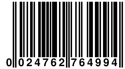 0 024762 764994